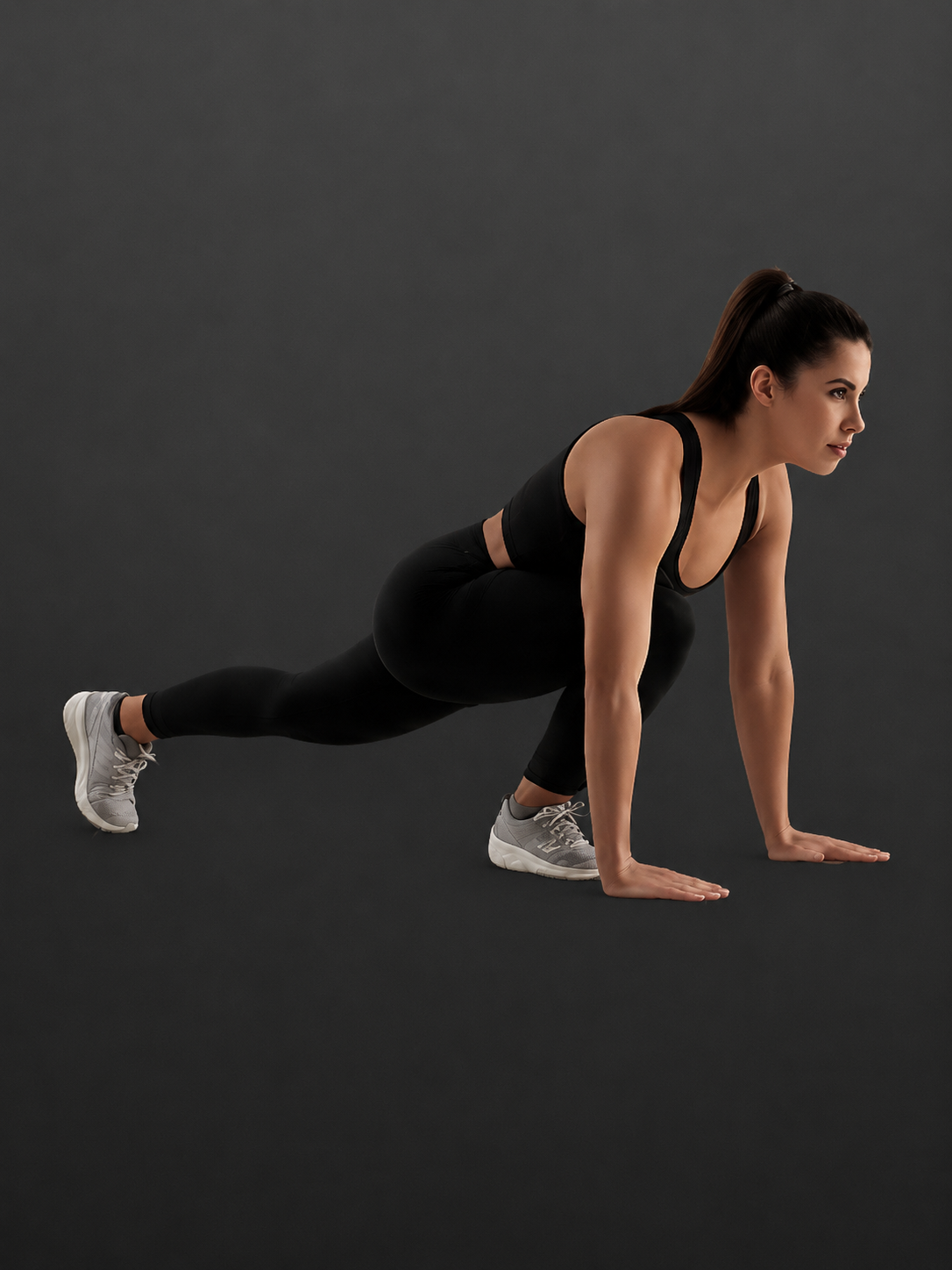 Plank Into Lunge - full-body exercise